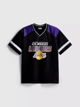 7-15yrs | nba los angeles lakers mesh t-shirt