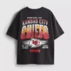 7-15yrs | nfl kansas city chiefs acid wash t-shirt