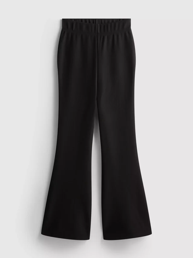 7-15yrs | ottoman textured flare leggings 7-15yrs | ottoman textured flare leggings