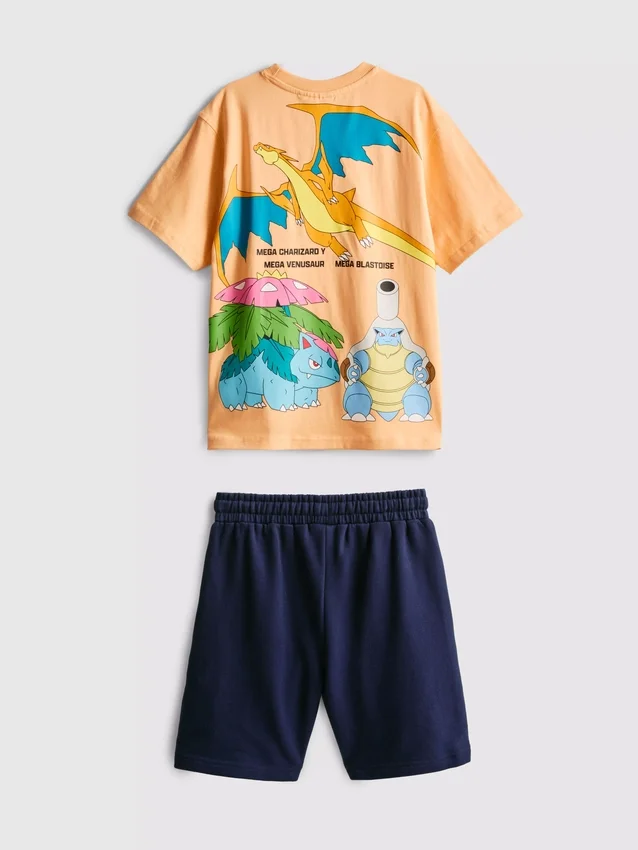 7-15yrs | pokamon t-shirt and shorts set 7-15yrs | pokamon t-shirt and shorts set