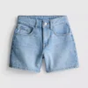7-15yrs | rhinestone bow denim shorts