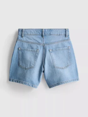 7-15yrs | rhinestone bow denim shorts