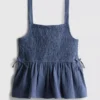 7-15yrs | shirred bow blouse