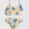 7-15yrs | shirred printed bikini 7-15yrs | shirred printed bikini