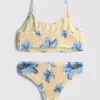 7-15yrs | shirred printed bikini 7-15yrs | shirred printed bikini