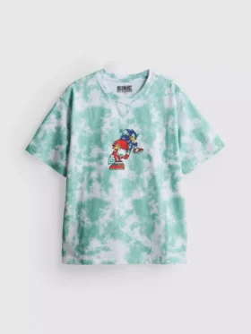 7-15yrs | sonic the hedgehog tie-dye t-shirt