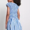 7-15yrs | stripe shirred blouse 7-15yrs | stripe shirred blouse