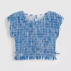 7-15yrs | stripe shirred blouse 7-15yrs | stripe shirred blouse