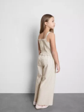 7-15yrs | stripe shirred jumpsuit 7-15yrs | stripe shirred jumpsuit