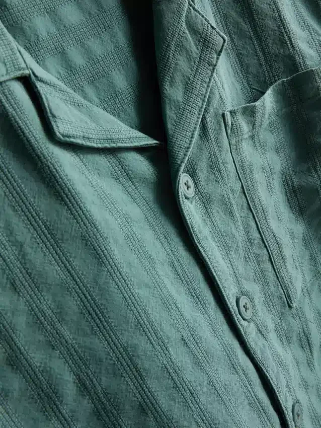 7-15yrs | textured short-sleeve button-up shirt and shorts set 7-15yrs | textured short-sleeve button-up shirt and shorts set