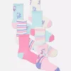 7-pack unicorn ankle socks 7-pack unicorn ankle socks