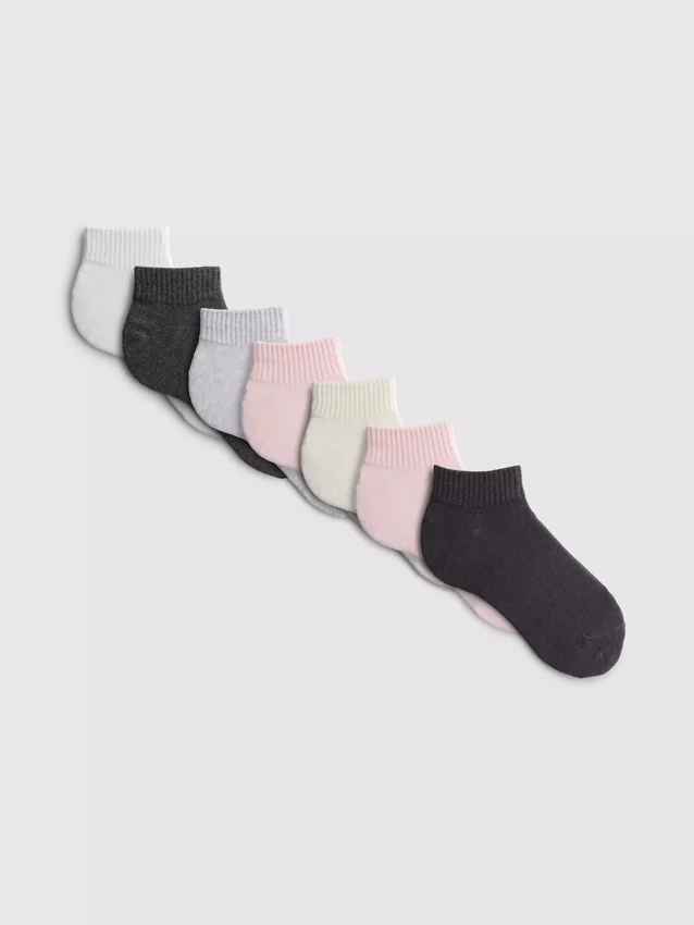 7pk mixed quarter crew socks 7pk mixed quarter crew socks