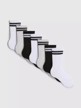 7pk ribbed sports socks