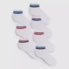 7pk stripe quarter socks 7pk stripe quarter socks