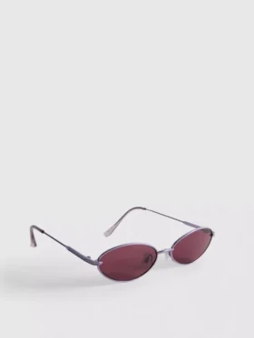 90s tinted oval sunglasses
