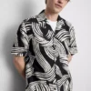 Abstract leaf short sleeve shirt Abstract leaf short sleeve shirt