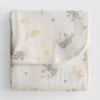 Animal graphic muslin baby blanket Animal graphic muslin baby blanket