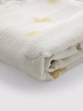 Animal graphic muslin baby blanket Animal graphic muslin baby blanket