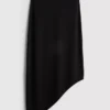 Asymmetric jersey midi skirt Asymmetric jersey midi skirt