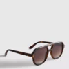 Aviator style sunglasses