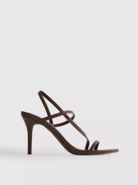 Barely there heeled sandals
