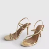 Barely there heeled sandals