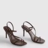 Barely there heeled sandals