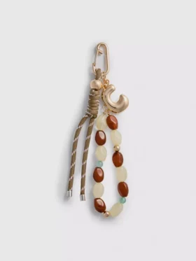 Beaded charm keychain Beaded charm keychain
