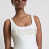 Beaded pearl bride swimsuit Beaded pearl bride swimsuit