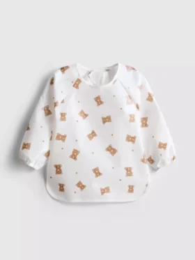 Bear graphic coverall bib Bear graphic coverall bib