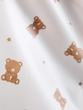 Bear graphic coverall bib Bear graphic coverall bib