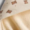 Bear-print hooded towel Bear-print hooded towel