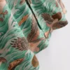 Bird-print short-sleeve button-down shirt Bird-print short-sleeve button-down shirt