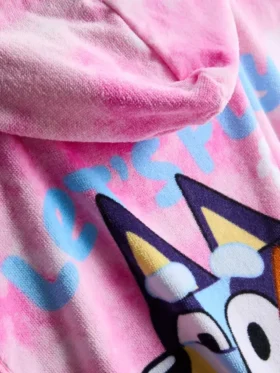 Bluey hooded terry cloth poncho Bluey hooded terry cloth poncho