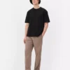 Bound-neck relaxed-fit cotton t-shirt Bound-neck relaxed-fit cotton t-shirt