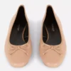 Bow ballerina flats