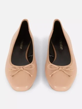 Bow ballerina flats