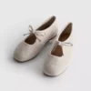 Bow-detail ballet flats
