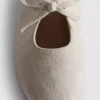 Bow-detail ballet flats