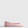 Bow-front ballet pumps