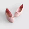 Bow-front ballet pumps
