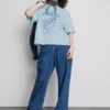 Boxy cotton graphic tee Boxy cotton graphic tee