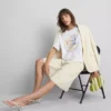 Boxy cotton graphic tee Boxy cotton graphic tee