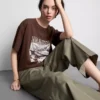Boxy cotton graphic tee Boxy cotton graphic tee