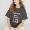 Boxy cotton graphic tee Boxy cotton graphic tee