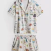 Boyfriend shorty pajamas Boyfriend shorty pajamas