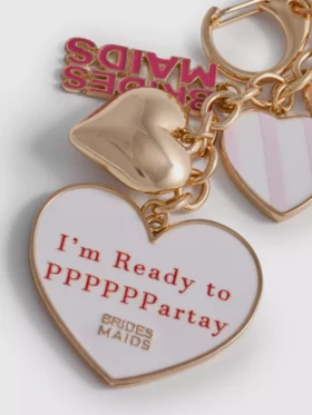 Bridesmaids charm keyring Bridesmaids charm keyring