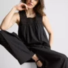 Broderie insert tank top Broderie insert tank top