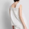 Broderie insert tank top Broderie insert tank top