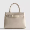 Buckle detail mini tote